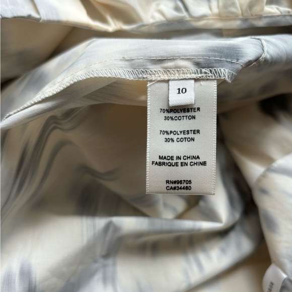 REBECCA TAYLOR Whisper Rose Tulip Puff Sleeve Top Size 10 - Picture 13 of 16